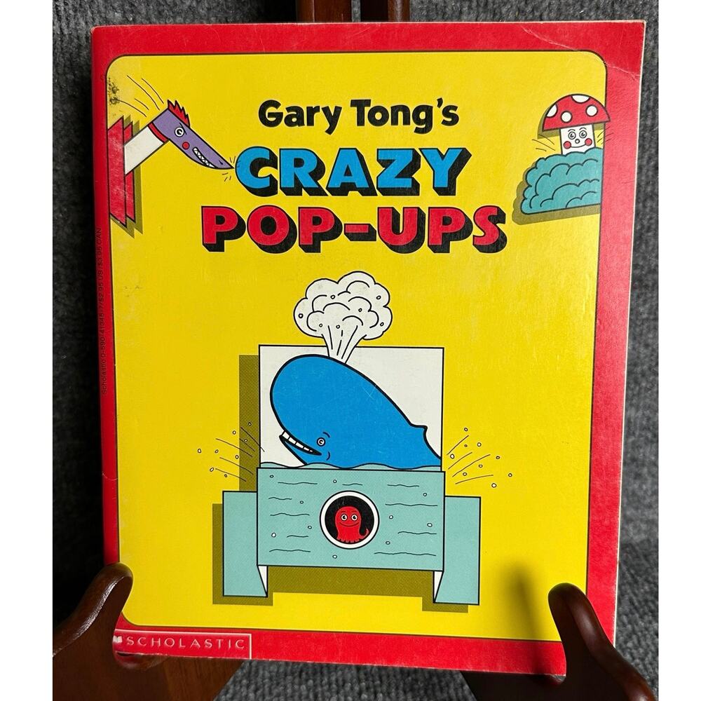 Vintage Gary Tong Crazy Pop-Ups Make Your Own Storybook activity book NOS 9x9